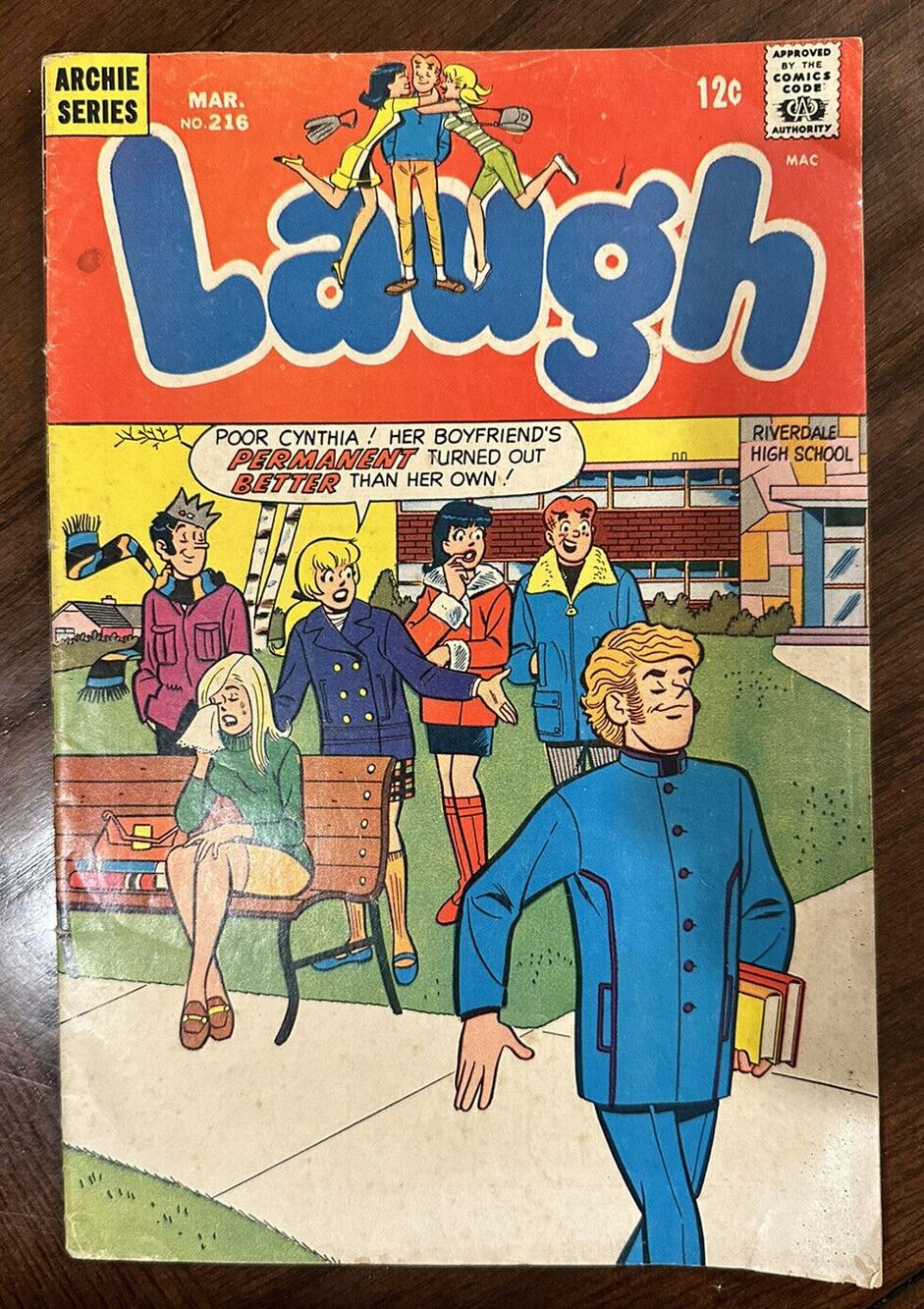 Laugh No. 216 - Vintage 1969 Archie Series Comics